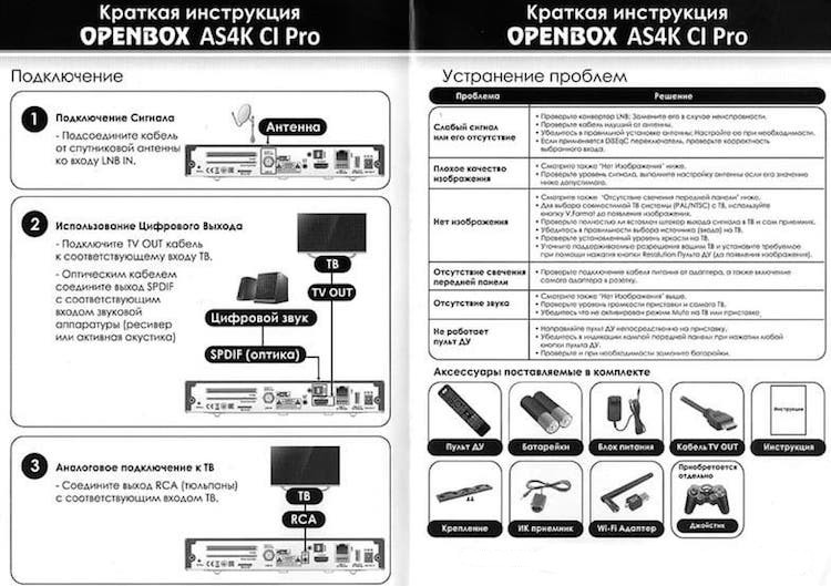 Openbox AS4K гибридное настоящее