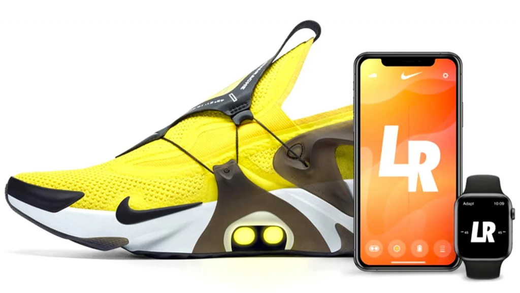 Назад в Будущее: Самошнурующиеся кроссовки Nike будут управляться Apple Watch и Siri