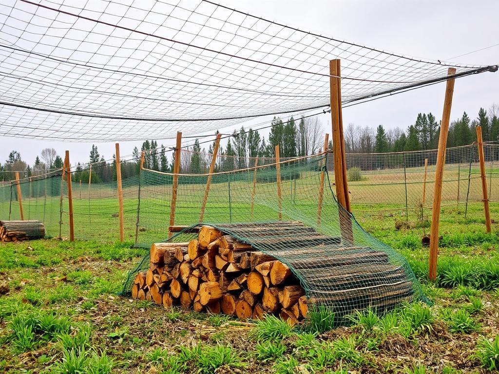 Дрова в сетках: удобный способ хранения и продажи без лишней мороки
