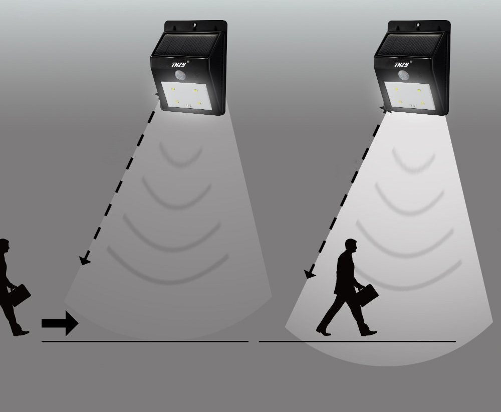 Принцип работы светодиодного светильника (лампы) с датчиком движения
