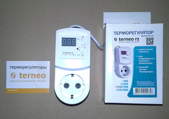 Terneo RZ — розеточный терморегулятор