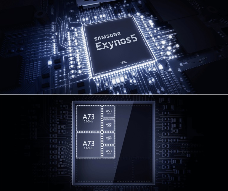 Будет установлен процессор Samsung Exynos 7872 
