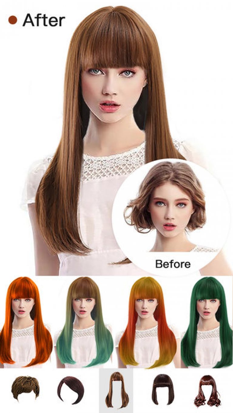 Подобрать цвет волос по фотографии бесплатно онлайн для девушки
