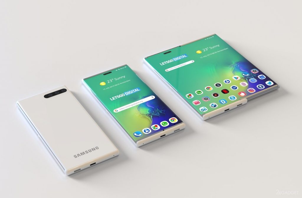 Расширяя горизонты: В Samsung готовят смартфон с расширяемым дисплеем (+фото)