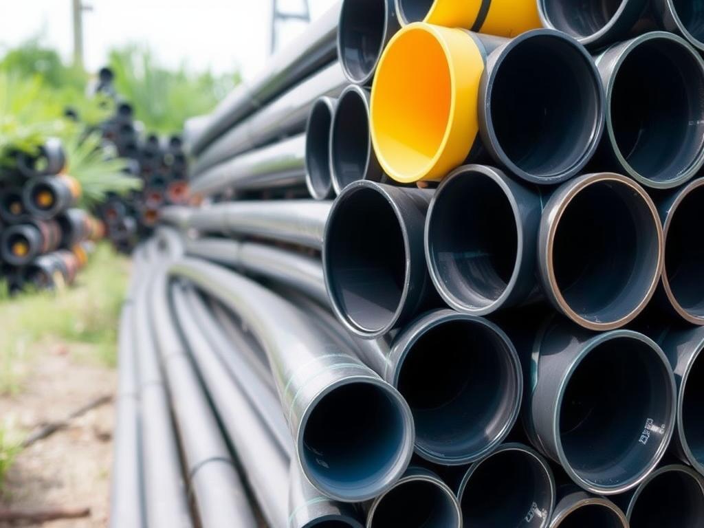 Applications and types of HDPE pipes фото