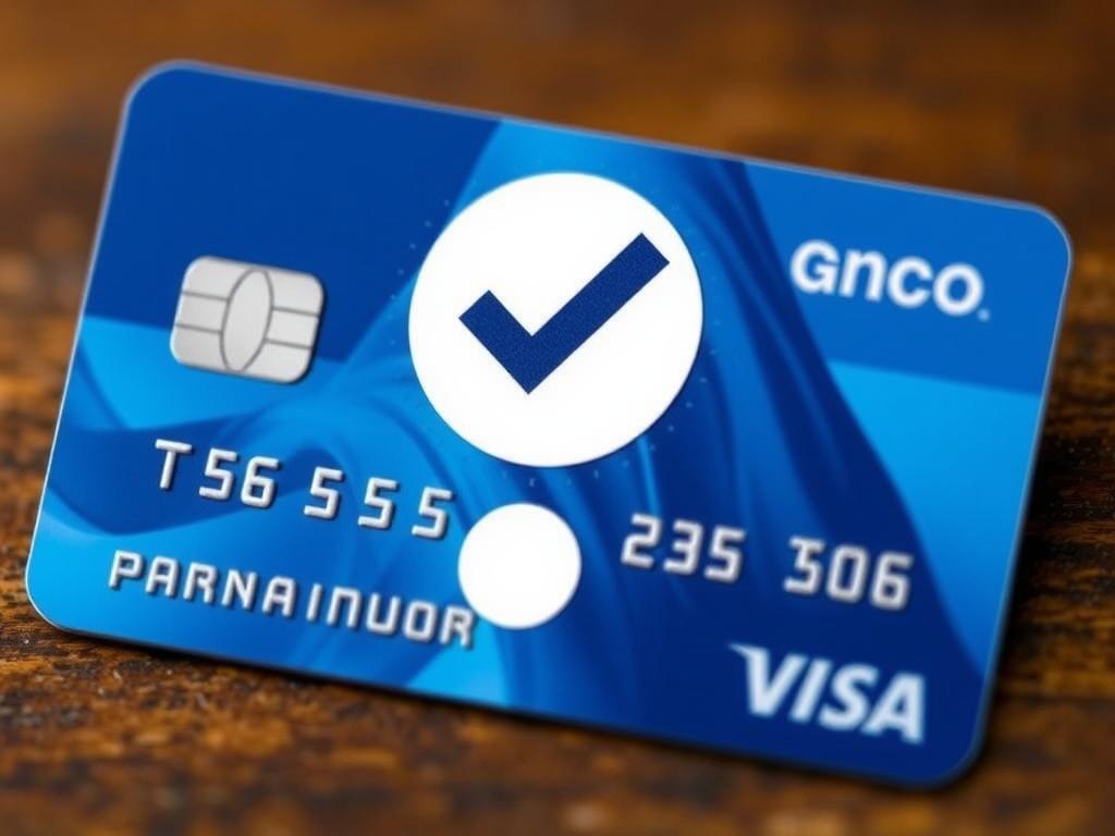 A credit card that is definitely approved. фото