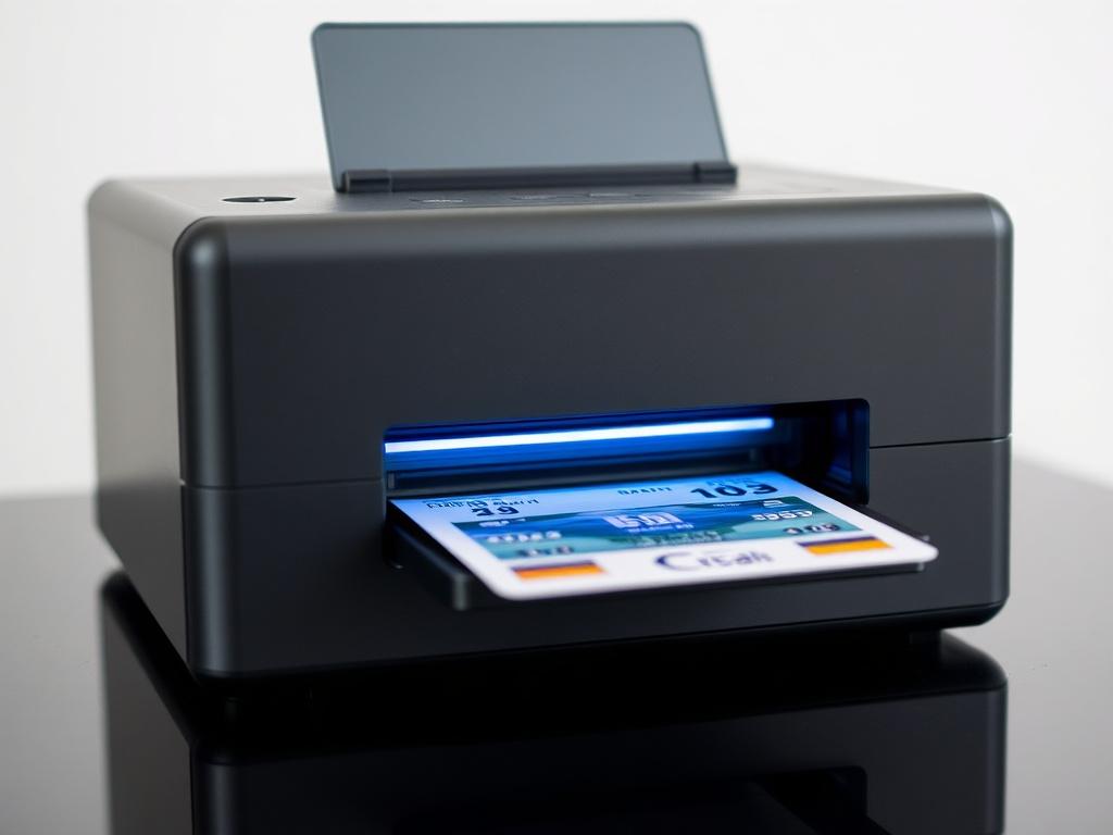 plastic card printerфото