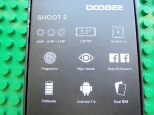 Сравнение смартфонов Doogee X20 и Doogee Shoot 2 16Gb на основе их характеристик