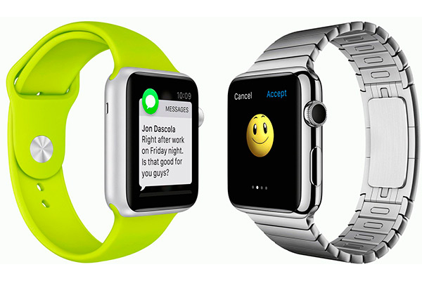 Часы Apple Watch чтение сообщений и ответ на них