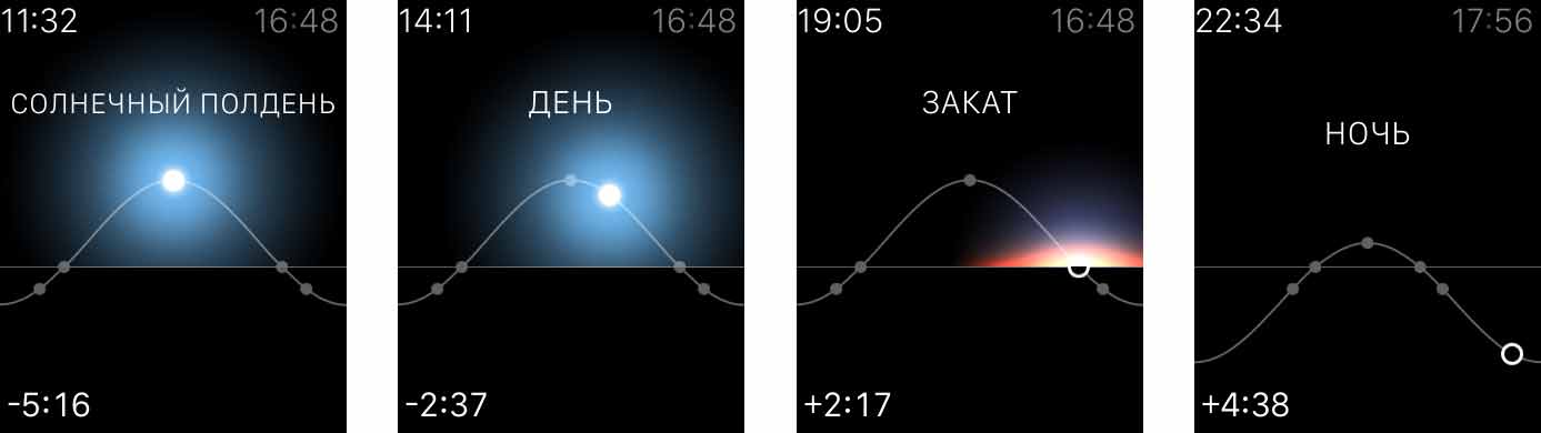 Использование Пункта управления на Apple Watch