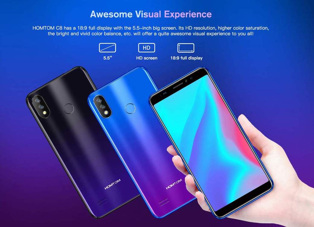 Технические характеристики HomTom C8 и цены