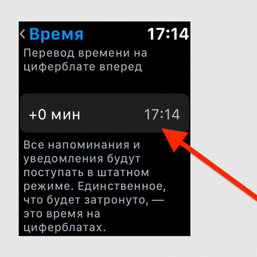 Использование Пункта управления на Apple Watch