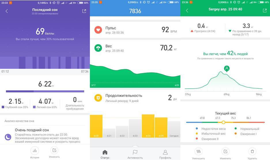 Фитнес-браслет Xiaomi Mi Band 3, черный