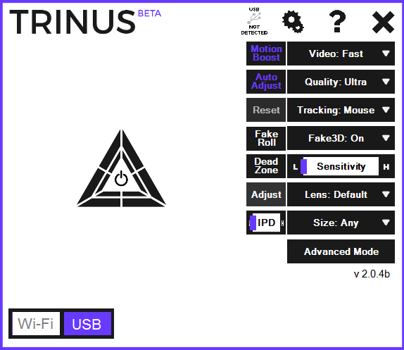 Trinus VR Server