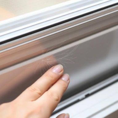 Как устранить царапины на профиле алюминиевого окна