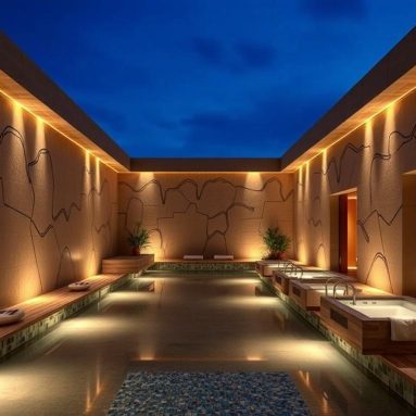 Лаконичная роскошь для частного спа-комплекса