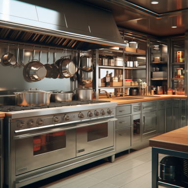 Кухня из нержавеющей стали