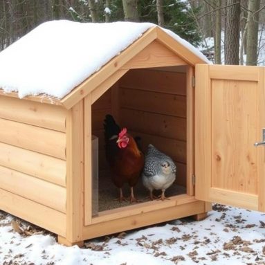 Готовый курятник зимний: как выбрать и подготовить жильё для кур, чтобы они не мерзли и не болели