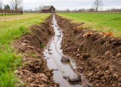 Как сделать дренаж загородного участка так, чтобы вода ушла навсегда (или почти)